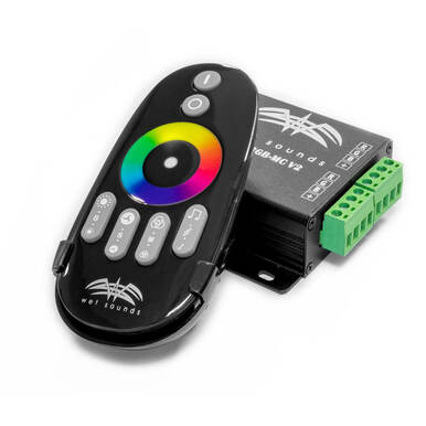 RF-RGB-MC V2 | RF RGB Music Controller W/ Touch Activated Remote