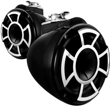 REV 8 B-SXM V2 | Revolution Series 8″ Black Tower Speakers With Swivel X Mount