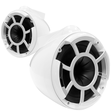 REV 8 W-X V2 |  Revolution Series 8″ White Tower Speaker With X Mount Kit For Surface Mounting