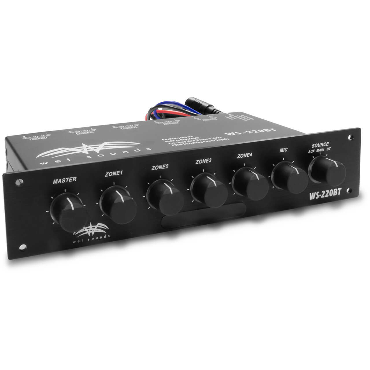 WS-220 BT* Bluetooth Enabled 4 Zone Control and built in Mic