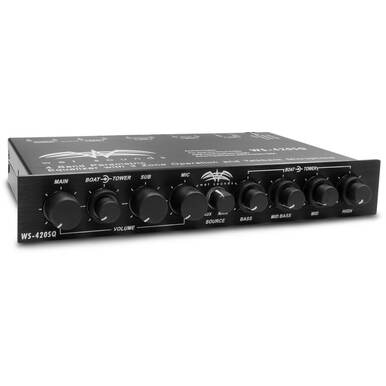 WS-420 SQ | Wet Sounds Marine Multi Zone 4 Band Parametric Equalizer