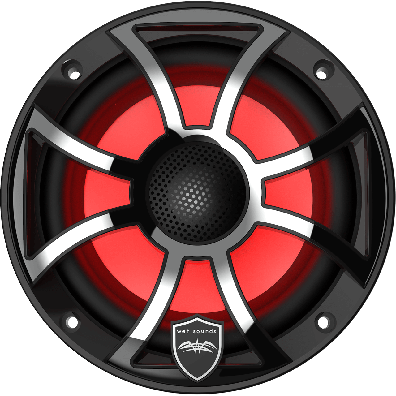 REVO 6-XS-B-SS Black XS / Stainless Overlay Grille 6.5” Coaxial Speakers (pair)