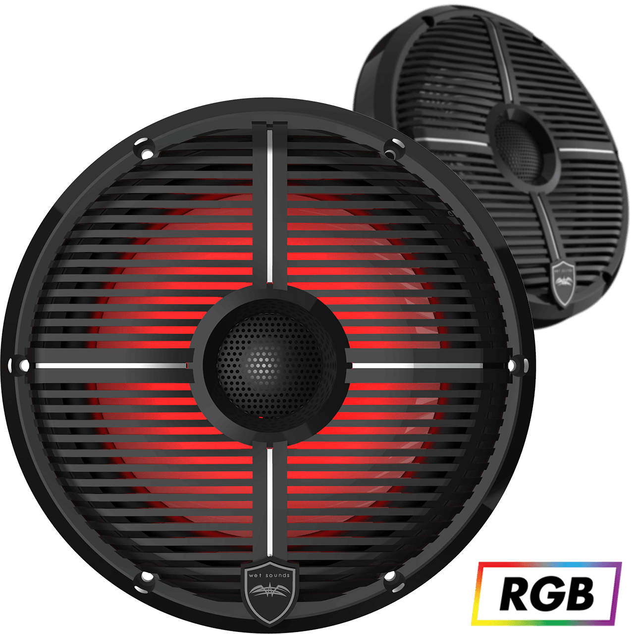 REVO 8-XW-B Black Closed XW Grille 8” Coaxial Speakers (pair)