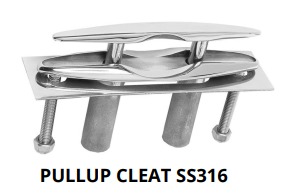PULLUP CLEAT SS316