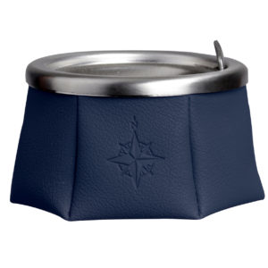 SKU: 30101 – ASHTRAY WITH LID WINDPROOF – NAVY BLUE