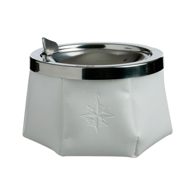 SKU: 30102 – ASHTRAY WITH LID WINDPROOF – WHITE