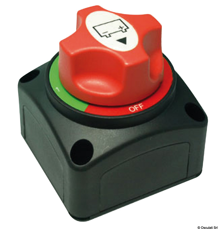 Countertop battery switch with removable key (Item :14.923.11)