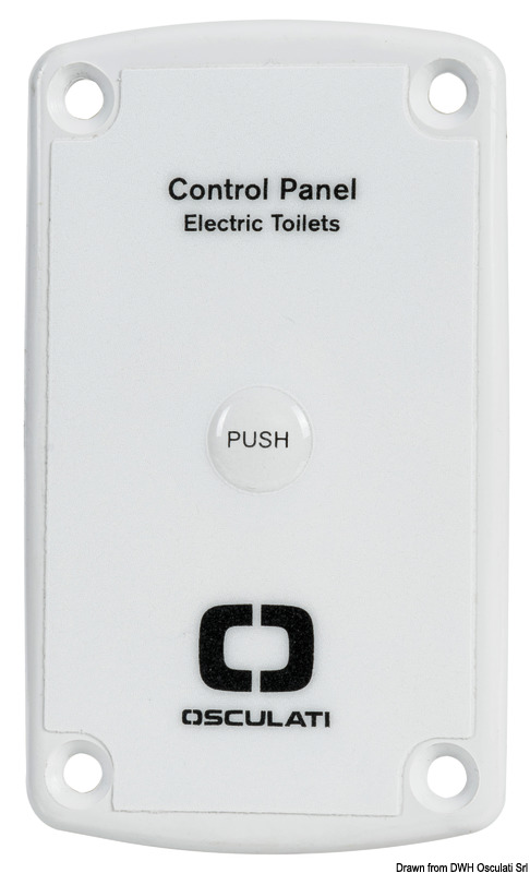 Electric control panel for standard electric toilets (Part No: 50.204.44)