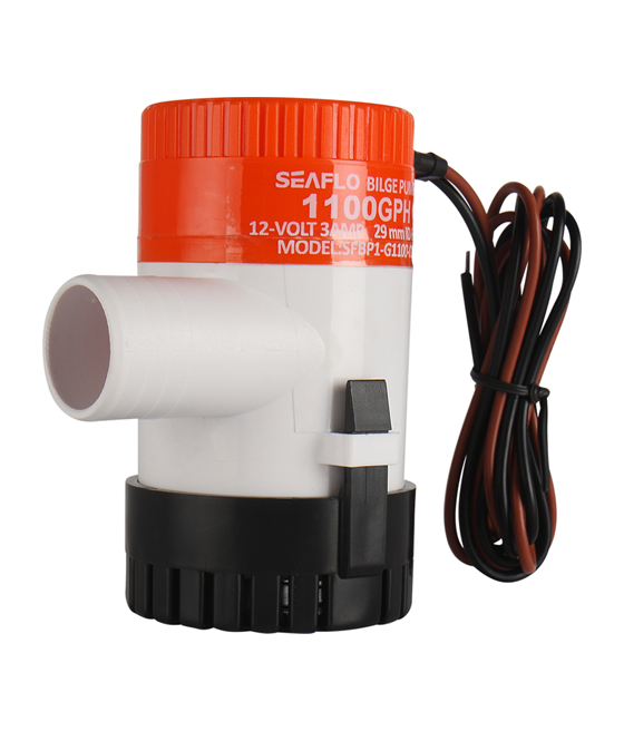 Model -SFBP2-G1100-01 -01 Series 1100GPH Seaflo Bilge Pump