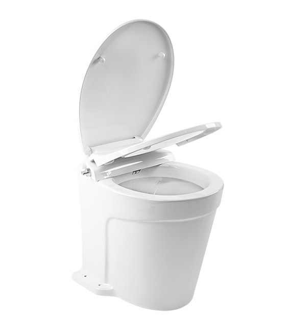 Model -SFMTE2-08-24V-10A-SEAFLO Deluxe Flush Electric Toilets-Smart Flushing